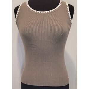Scotch & Soda Knit Tank XS Coastal Cottagecore Soft Girl Romantic